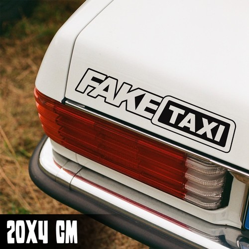 Aufkleber fake taxi - taxi", cm