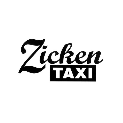 Aufkleber zicken taxi - aufkleber, taxi"