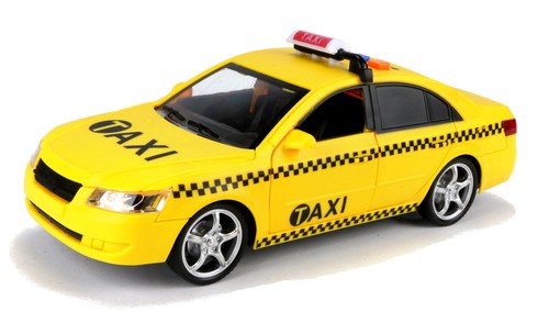 Yellow taxi modellauto - taxi,