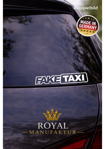 Auto kfz aufkleber fake taxi - aufkleber, taxi"