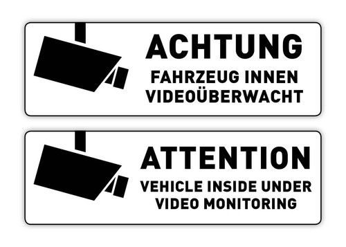 Kameraüberwachung auto - 4x,