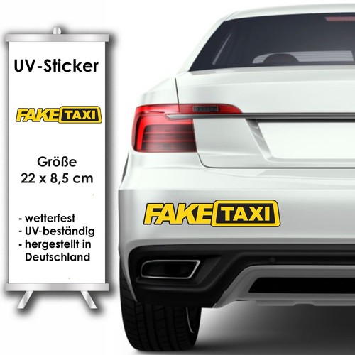 Auto aufkleber fake taxi - aufkleber,