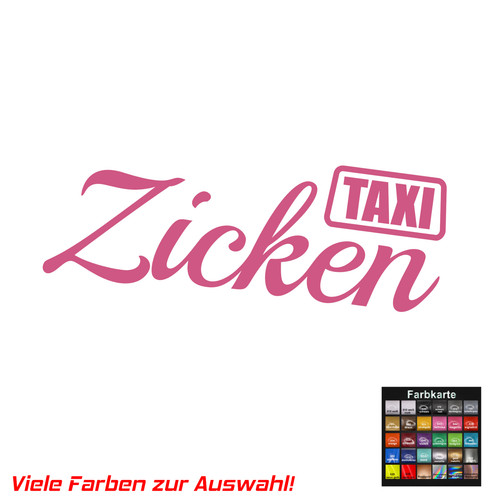 Zicken taxi auto aufkleber - taxi,