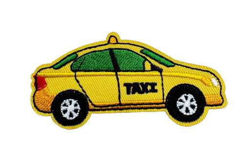 Taxi auto fahrzeug bügelbild - auto,
