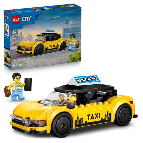 Lego city 60487 gelbes taxi - lego,